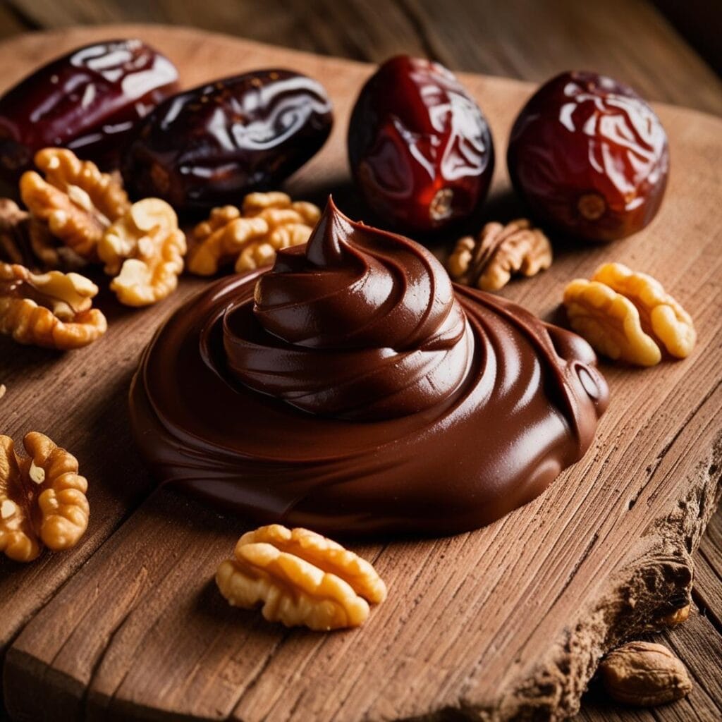 Ingredients Spotlight__ Dates, nuts, and chocolate spread out aesthetically_ (1)
