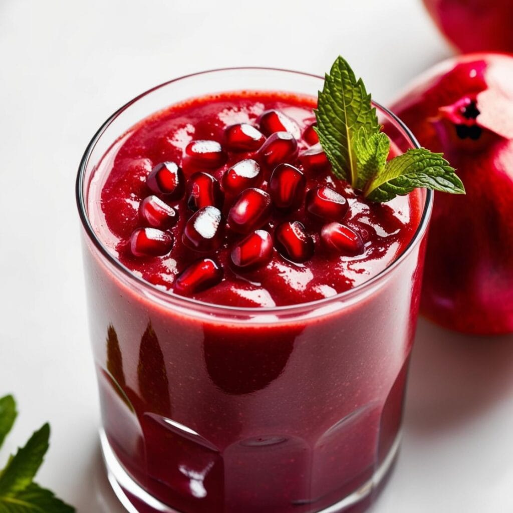 Pomegranate smoothie