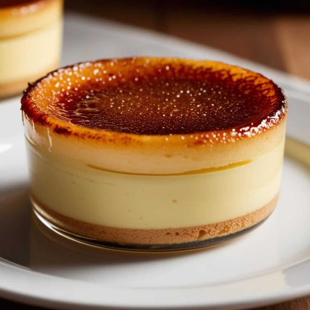 Recipe Highlights__ Image_ A close-up of a perfectly caramelized crème brûlée (1)