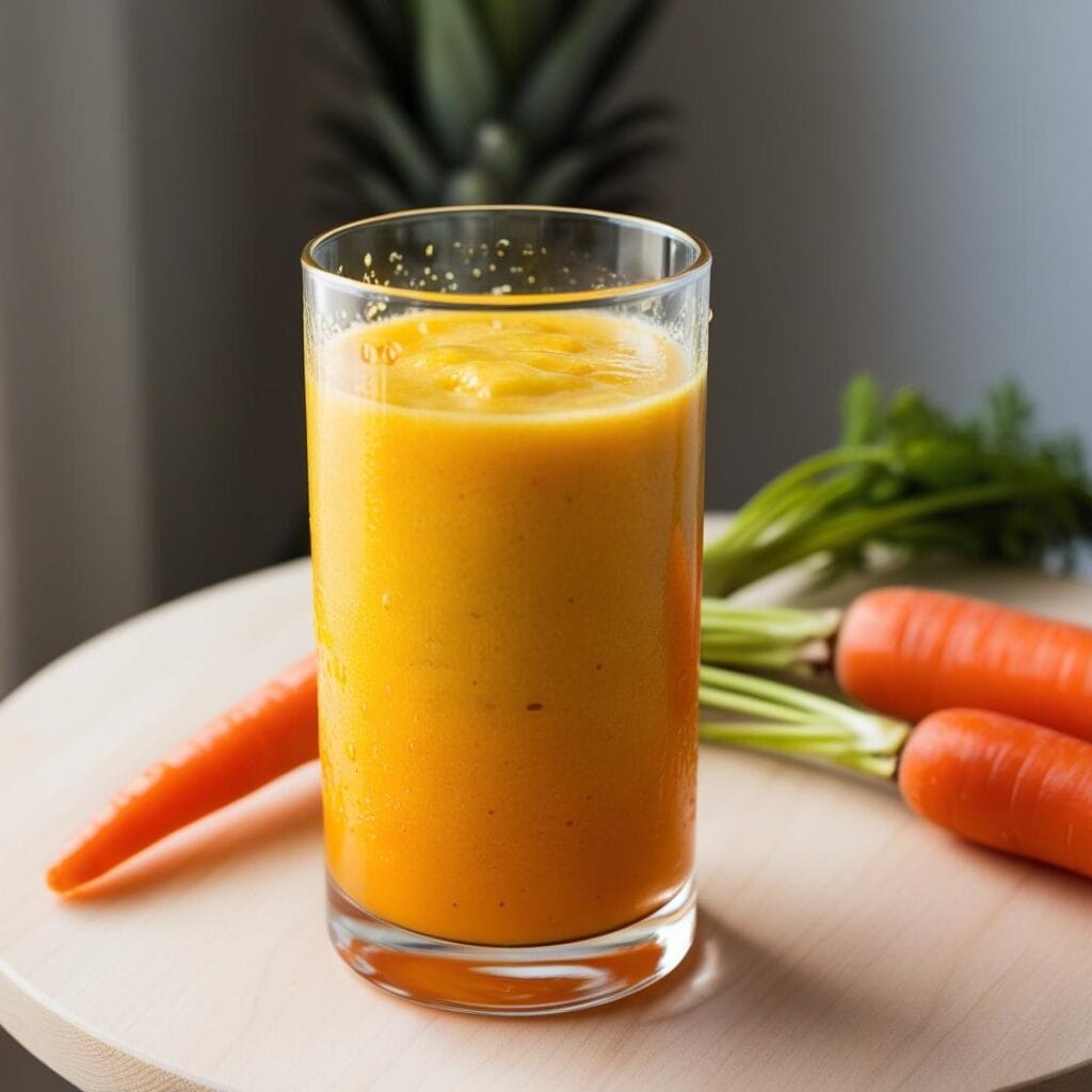carrot pineapple smoothie