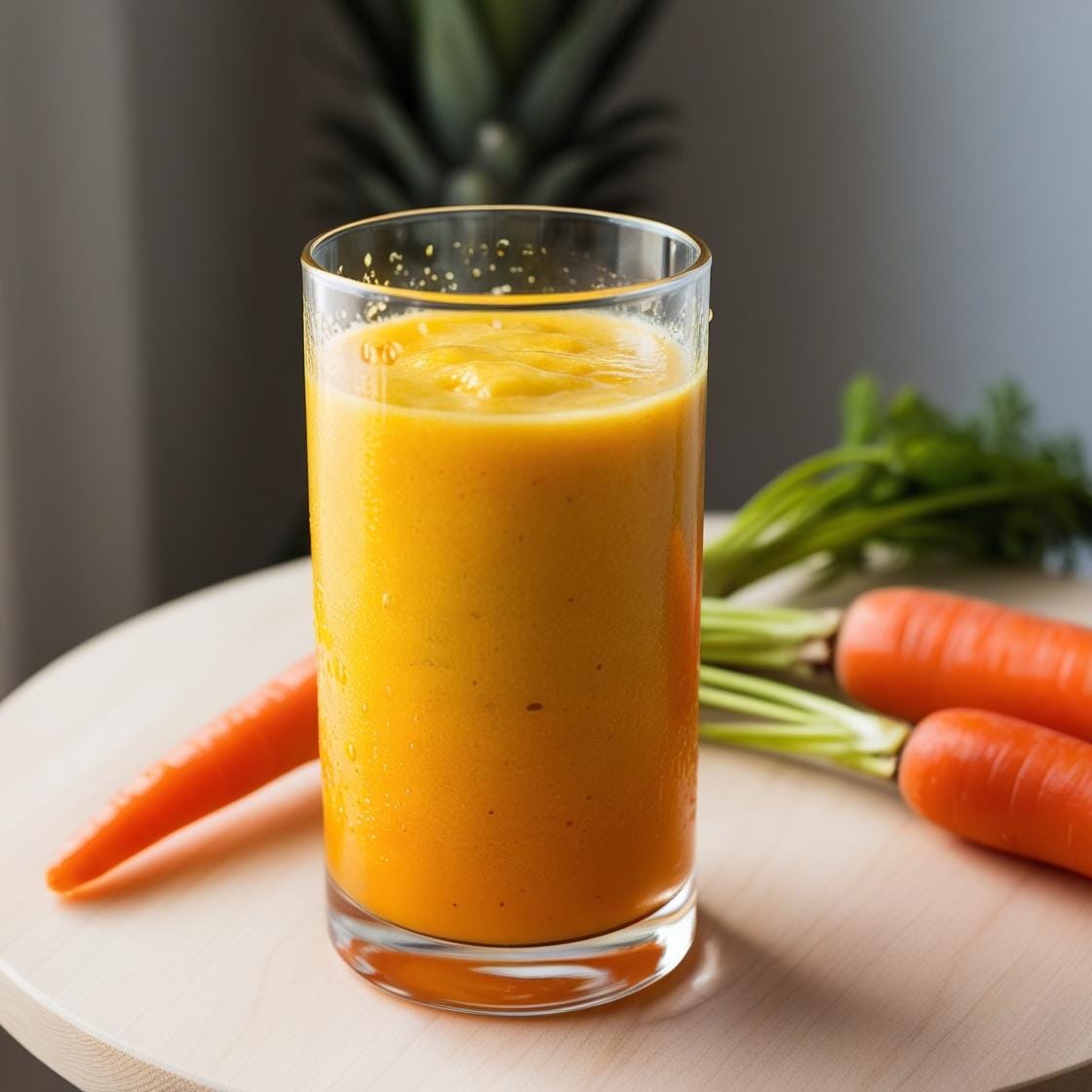 carrot pineapple smoothie