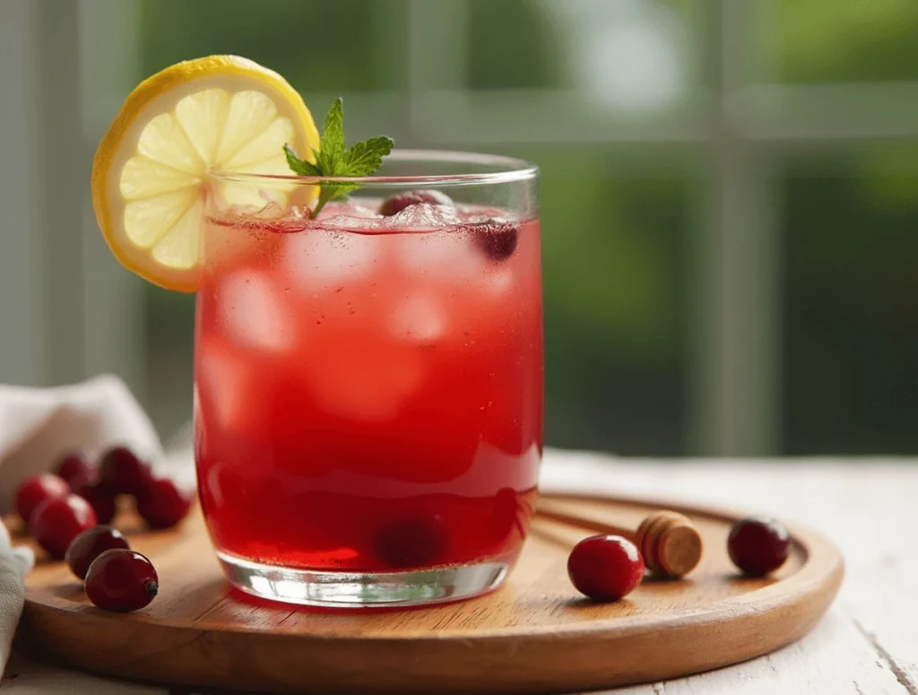 How to make cranberry juice and apple cider vinegar detox drink